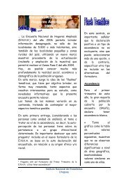 La Encuesta Nacional de Hogares Ampliada (ENHA) del aÃ±o 2006 ...