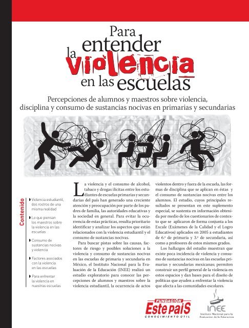 Para entender la violencia en las escuelas