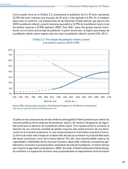 La EducaciÃ³n Media Superior en MÃ©xico - Instituto Nacional para la ...