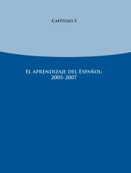 El aprendizaje del EspaÃ±ol: 2005-2007 - Instituto Nacional para la ...