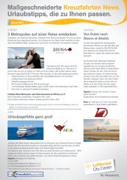 Steffen's Lufthansa City Center - Cruise Traveller Report Jan14