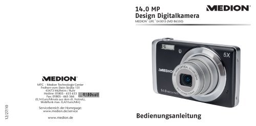 Bedienungsanleitung 14.0 MP Design Digitalkamera - Medion