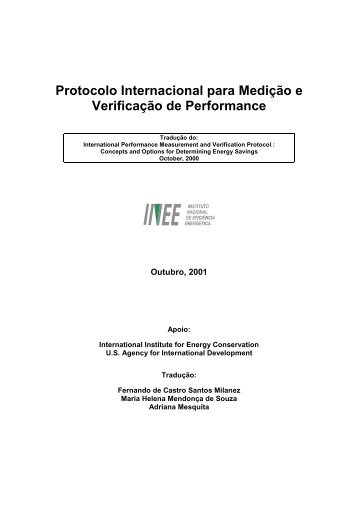 Protocolo Internacional para Medição e Verificação de Performance