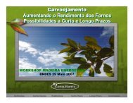 Carvoejamento Aumentando o Rendimento dos Fornos ... - INEE