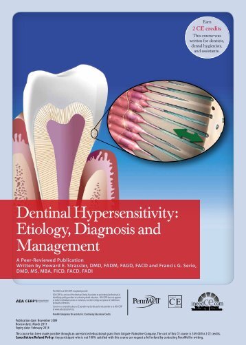 Dentinal Hypersensitivity: Etiology, Diagnosis, and ... - IneedCE.com