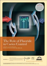 The Role of Fluoride in Caries Control - IneedCE.com