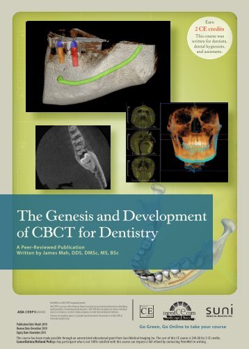 The Genesis and Development of CBCT for Dentistry - IneedCE.com