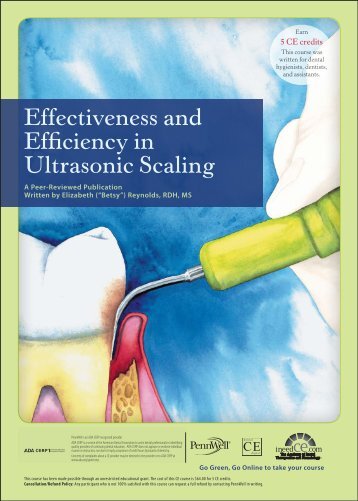 Effectiveness and Efficiency in Ultrasonic Scaling - IneedCE.com