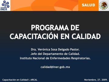 GESTIÃN DE CALIDAD EN MEDICINA NUCLEAR - Instituto ...
