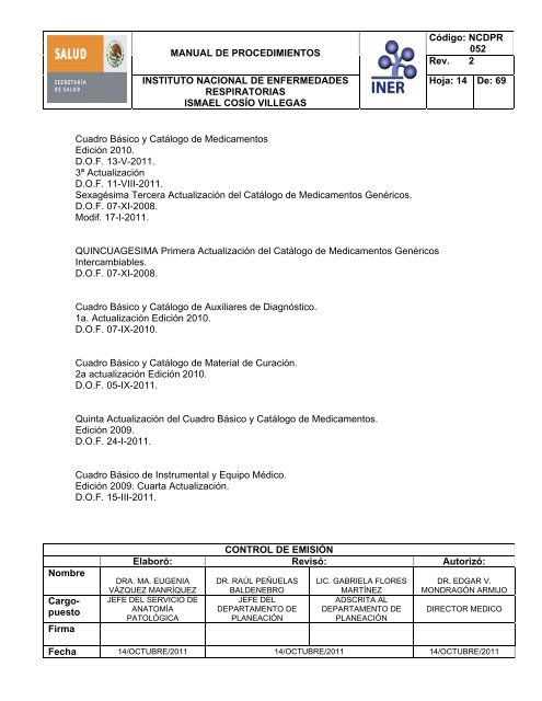 Servicio de AnatomÃ­a PatolÃ³gica - Instituto Nacional de ...