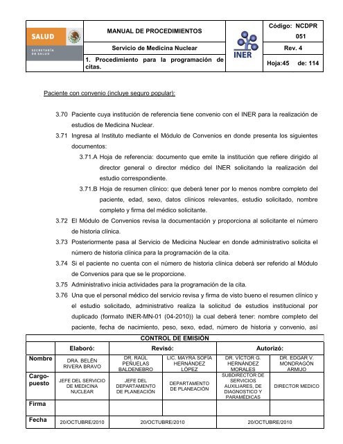 Servicio de Medicina Nuclear - Instituto Nacional de Enfermedades ...