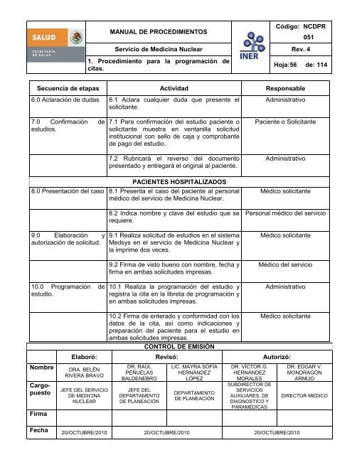 Servicio de Medicina Nuclear - Instituto Nacional de Enfermedades ...