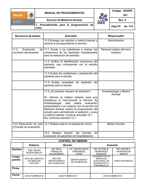 Servicio de Medicina Nuclear - Instituto Nacional de Enfermedades ...