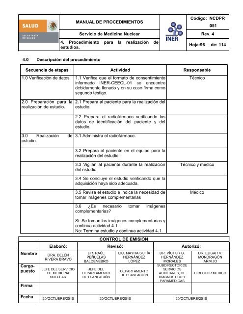 Servicio de Medicina Nuclear - Instituto Nacional de Enfermedades ...