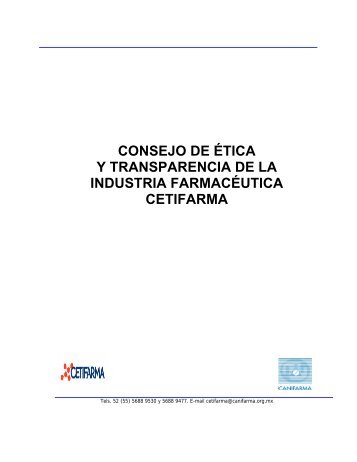 CODIGO DE ETICA Y TRANSPARENCIA DE LA - Anafam