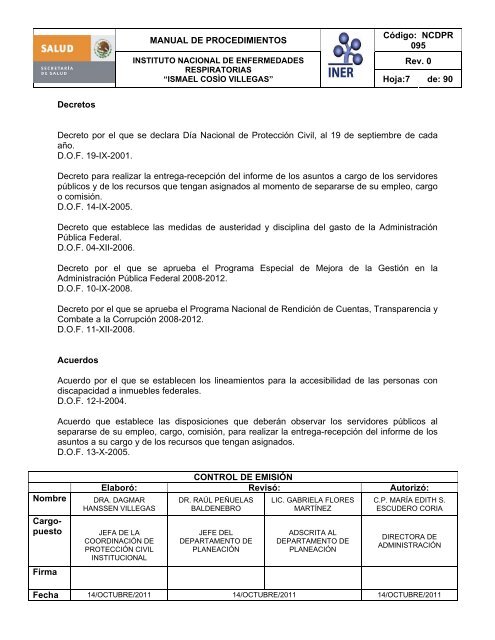 CoordinaciÃ³n de ProtecciÃ³n Civil - Instituto Nacional de ...