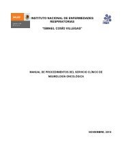 Servicio ClÃ­nico de NeumologÃ­a OncolÃ³gica - Instituto Nacional de ...