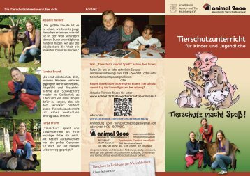 Tierschutz macht Spaß! - Animal 2000