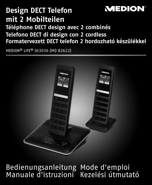 Design DECT Telefon ... - mit Mobilteilen 2 Medion