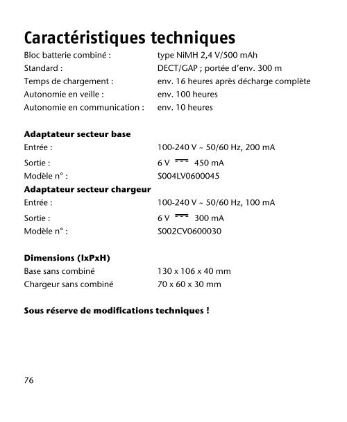 Design DECT Telefon mit 2 Mobilteilen ... - Medion