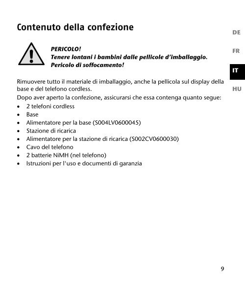 Design DECT Telefon mit 2 Mobilteilen ... - Medion