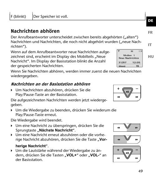 Design DECT Telefon mit 2 Mobilteilen ... - Medion