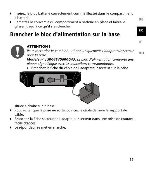 Design DECT Telefon mit 2 Mobilteilen ... - Medion