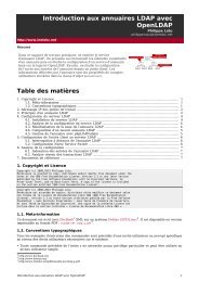 Introduction aux annuaires LDAP avec OpenLDAP - inetdoc.net