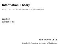 Slides - School of Informatics - University of Edinburgh