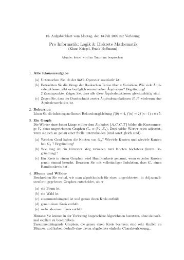 Pro Informatik: Logik & Diskrete Mathematik