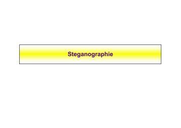 Steganographie