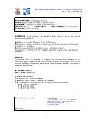 Programa - Faculdade de Informática - pucrs