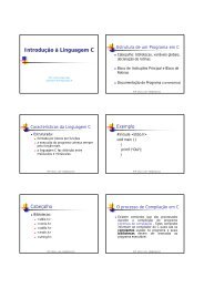 Introdução à Linguagem C - pucrs