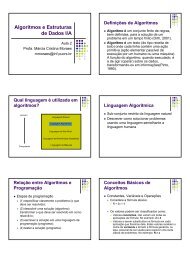 Algoritmos e Estruturas de Dados I/A - pucrs