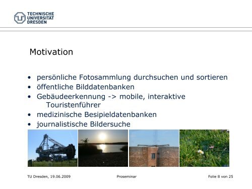 Inhaltsbasierte Bildsuche mit Farbhistogrammen - Faculty of ...