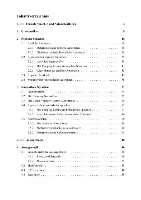 Formale Systeme WS 2011/2012 Skript zur Vorlesung - Faculty of ...