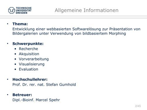 Folien (.pdf - 3.4 MB) - Fakultät Informatik