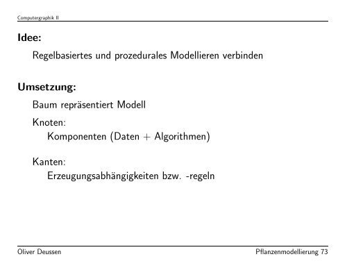 Modellierung von Pflanzen