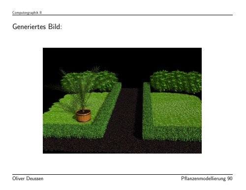 Modellierung von Pflanzen