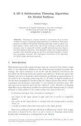 A 3D 3âSubiteration Thinning Algorithm for Medial Surfaces