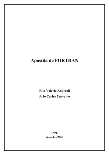 Apostila de FORTRAN