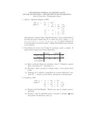 Lista 3 ExercÃ­cios - Departamento de InformÃ¡tica - Universidade ...