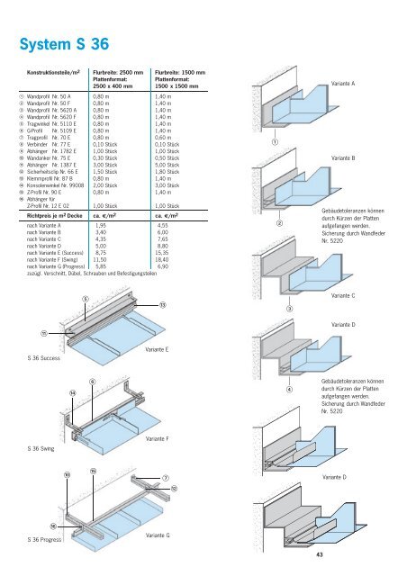 OWAtecta ® Preisliste 1/2013 - Druckschrift 300 [PDF, 5607 KB]