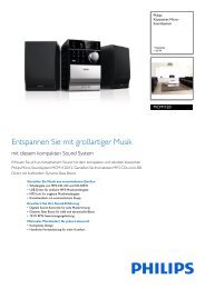 Mini HIFI System with 3 CD Changer - Philips