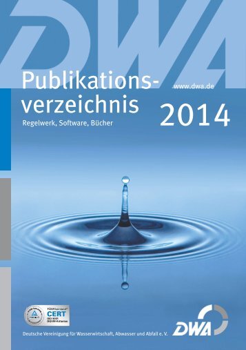 Publikations- verzeichnis - DWA - Deutsche Vereinigung für ...
