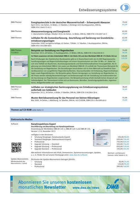 Publikations- verzeichnis - DWA - Deutsche Vereinigung für ...