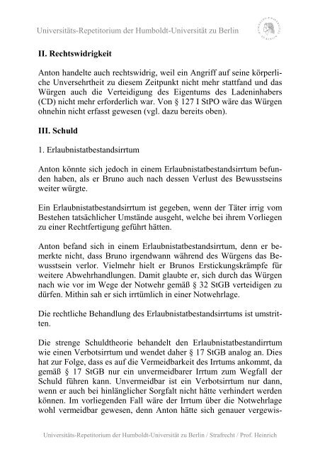 06. Ladendetektiv - unirep - Humboldt-Universität zu Berlin