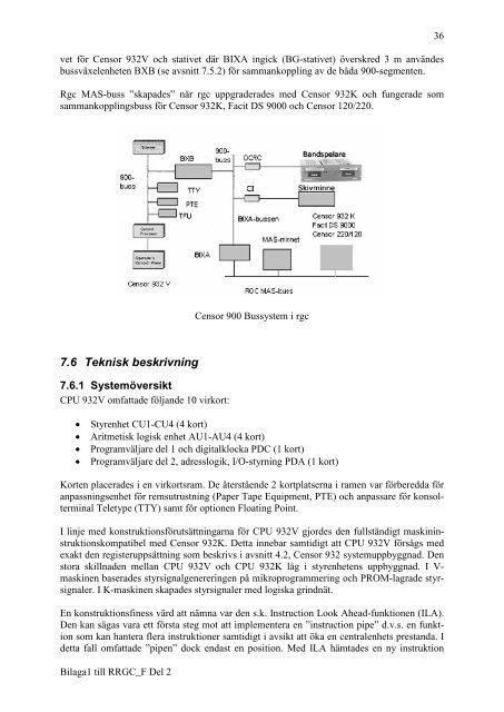 Beskrivning av Censor 932. Bilaga 1 till Rrgc/F del 2. - Försvarets ...