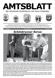 Amtsblatt KW 32 vom 08.08.2013 - Schönbrunn