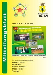 M it t e ilu n g s b la t t - Samtgemeinde Freren